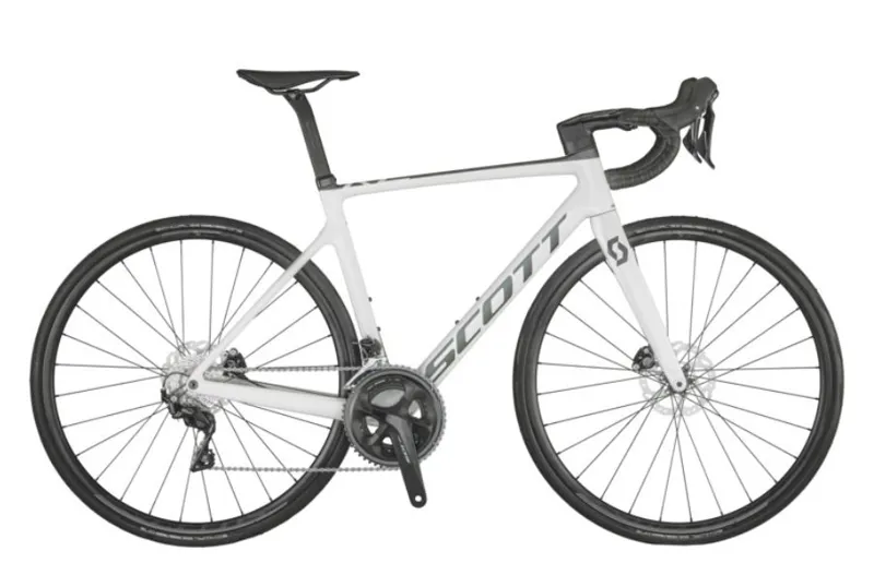Scott Addict RC 40 Disc Carbon Road Bike 2021 in White